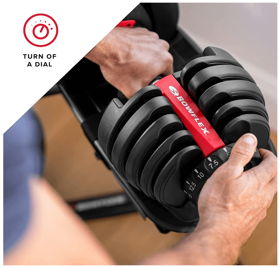 bowflex adjustable dumbbells